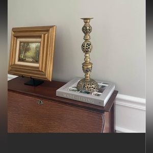 Vintage brass candle holder